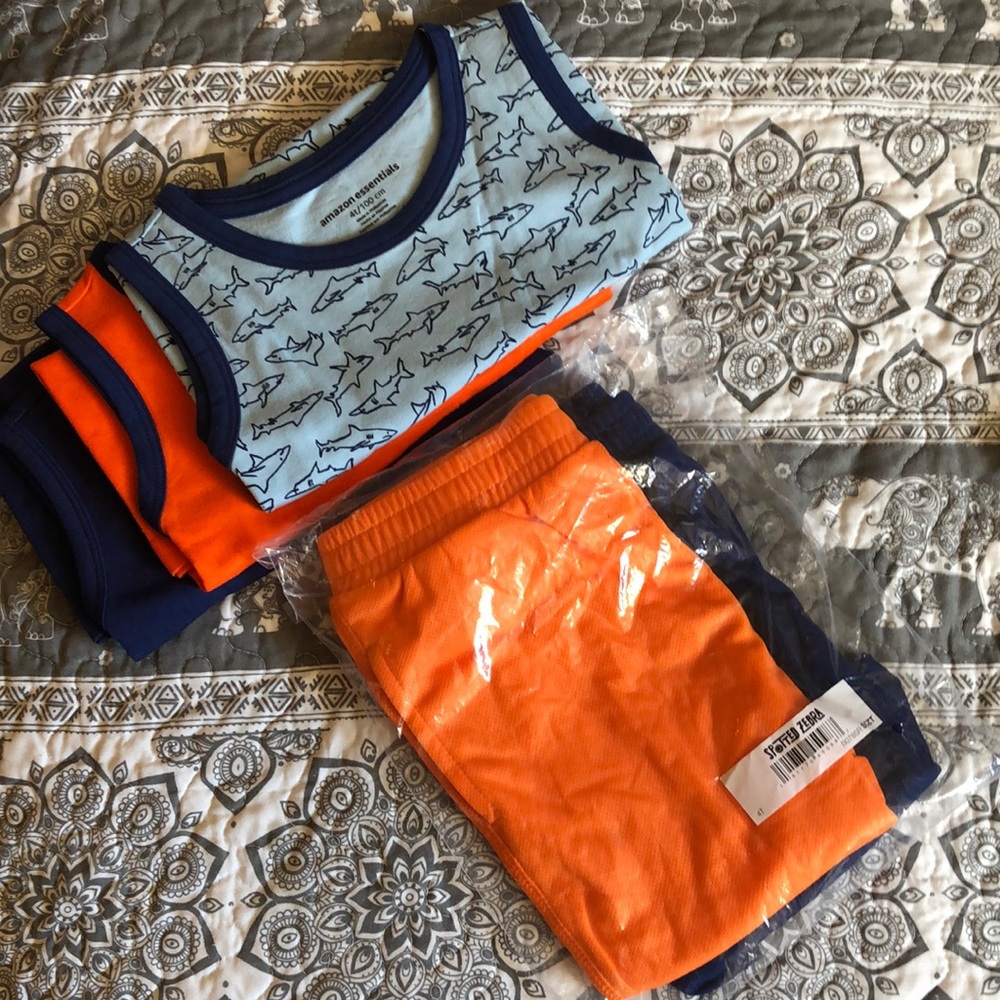4T Tank & Mesh Short Set [3 Tanks & 2 Shorts]